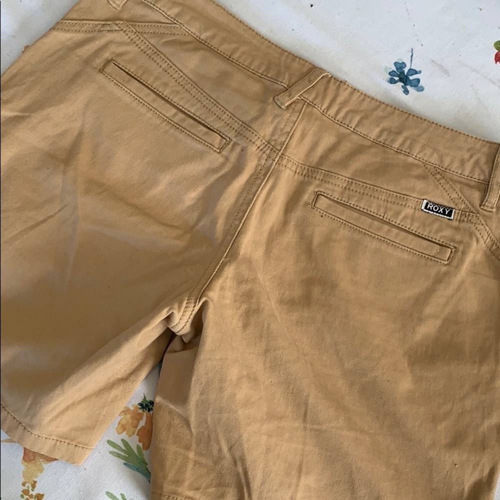 Tan Roxy Shorts - Picture 3 of 3